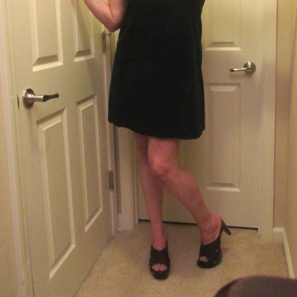 STUART WEITZMAN-Dark Brown Woven Heeled Slides ~ Size 9 - Picture 13 of 16